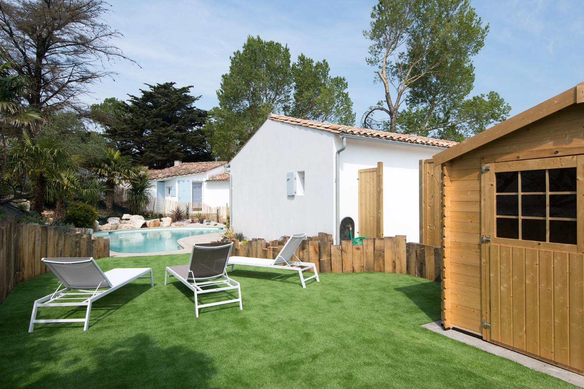 Tres Belle Villa Avec Piscine 르보아플라주앙르 외부 사진